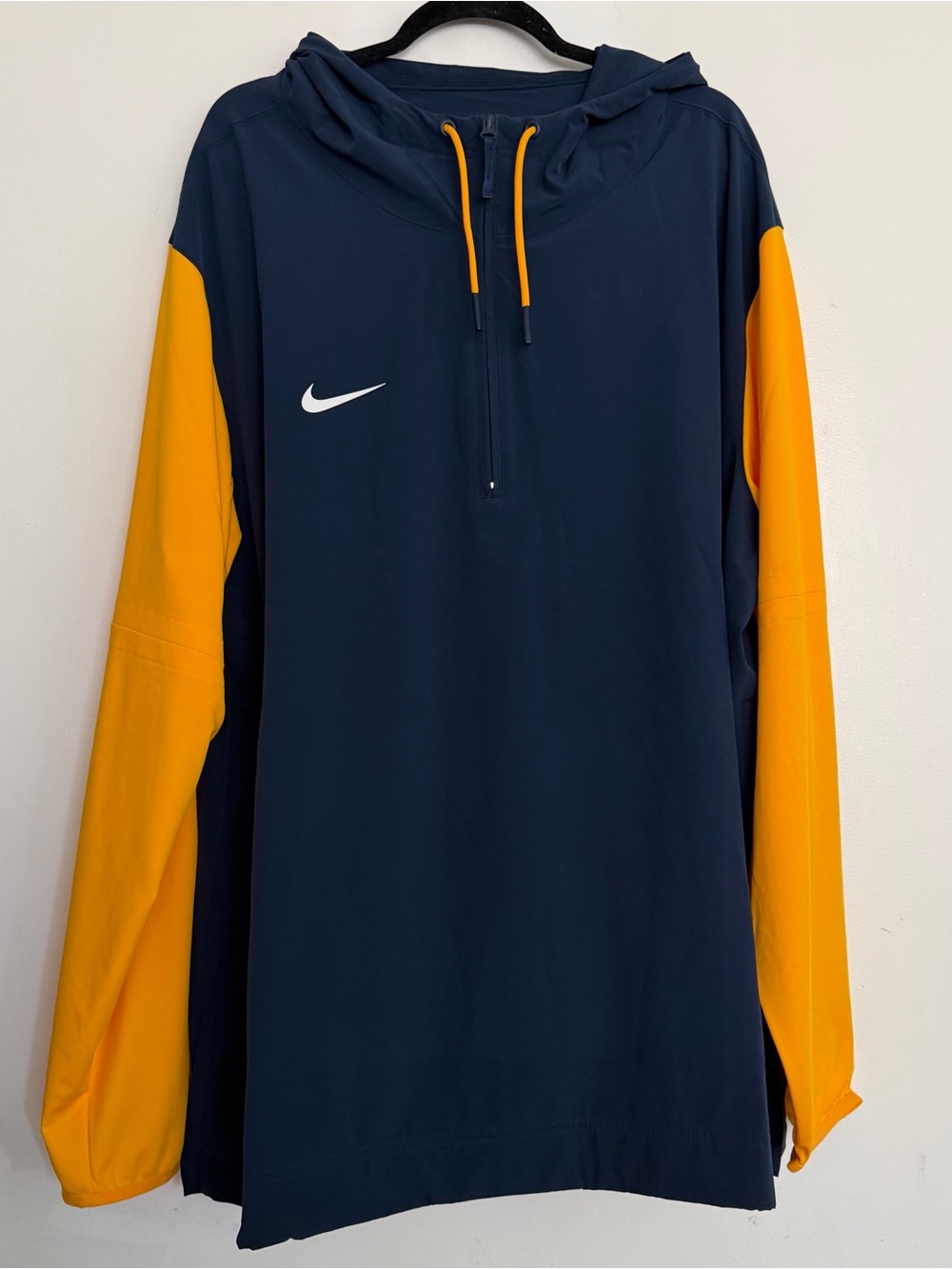 Men’s Nike Pregame 1/4 Zip Player Coach Jacket College Navy 423 Size 3XL